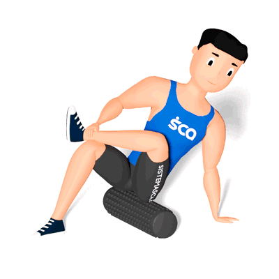 Liberação Miofascial do Piriforme com Foam Roller